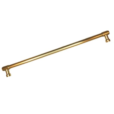 Emtek Jasper Appliance Pull with 18 in Center to Center Satin Brass Finish 86694US4